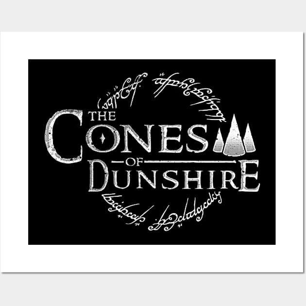 The Cones of Dunshire Game Black tee Wall Art by truefriend